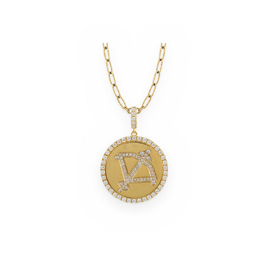 Two-tone gold diamond fringe necklace with bezel-set drop stations