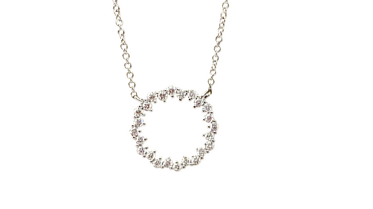 Yellow gold elongated cable chain bracelet with a pave diamond toggle bar clasp
